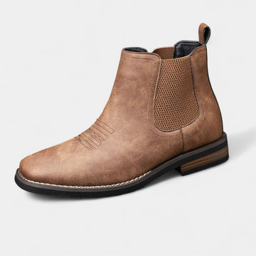Square Toe Chelsea Ankle Boots