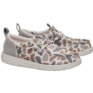 Men's Wally Funk Deer Camouflage Slip-on Shoes