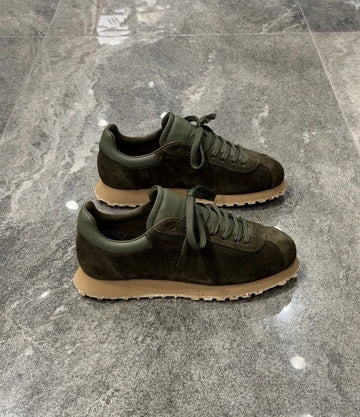 Marco Green Suede Cortez Sneakers
